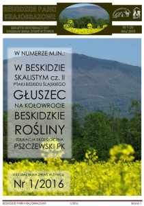 Biuletyn Informacyjny Beskidzkie Parki Krajobrazowe 1 2016 okładka